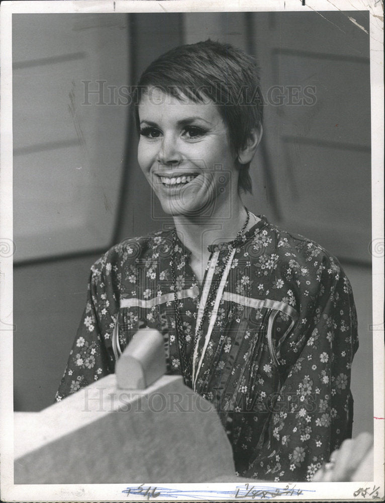 1970 Press Photo Judy Carne The Match Game NBC - Historic Images