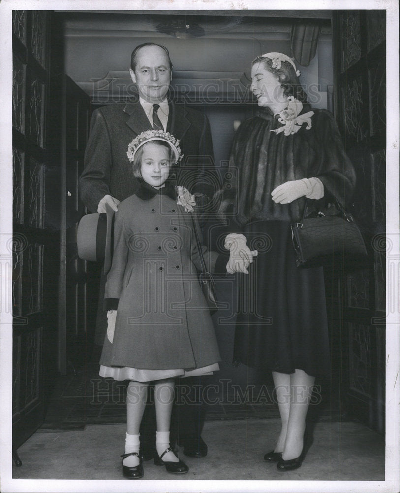1956 Press Photo Mr  Mrs Edward Caulkins Elsie - Historic Images
