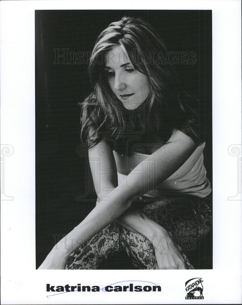 Press Photo Katrina Carlson American Singer Actress - Historic Images