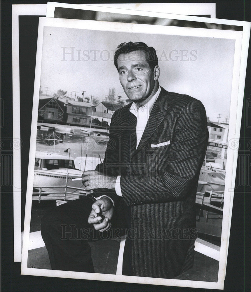 1960 Press Photo Philip Carey American actor - Historic Images