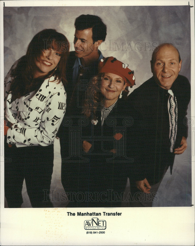 1991 Press Photo Group Manhattan Transfer - Historic Images