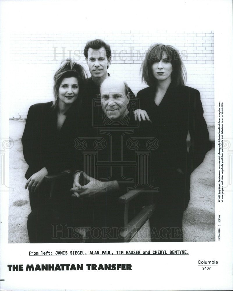1992 Press Photo Members of The Manhattan Transfer - Historic Images