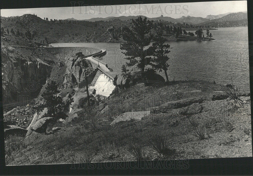 1917 Press Photo Cheeseman Dam - Historic Images