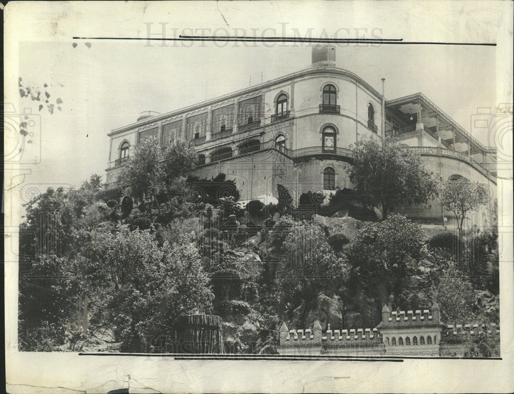 Press Photo historic Chapultepec Castle Mexico - Historic Images