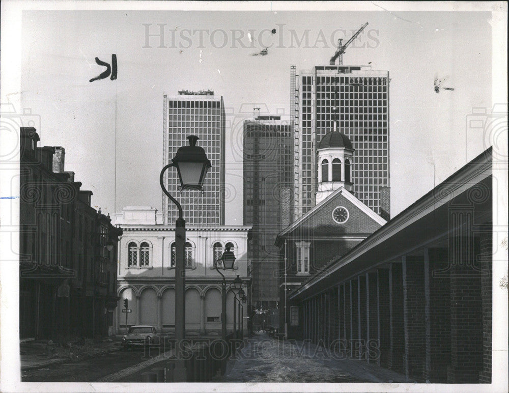 1964 Press Photo Philadelphia building set for rehab  - Historic Images