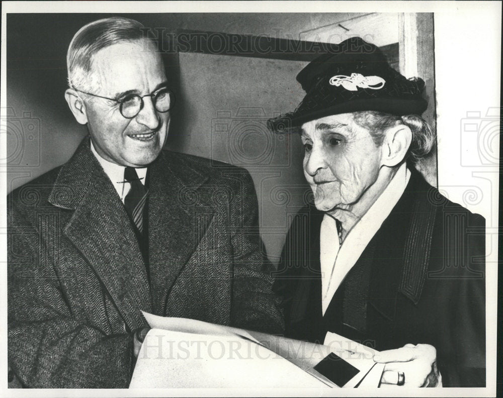 1978 Press Photo President Harry Truman Mother Martha - Historic Images