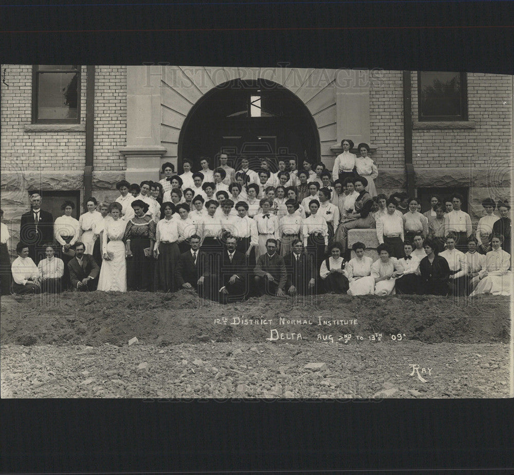 1909 Press Photo 12th District Institute Delta Colorado - Historic Images