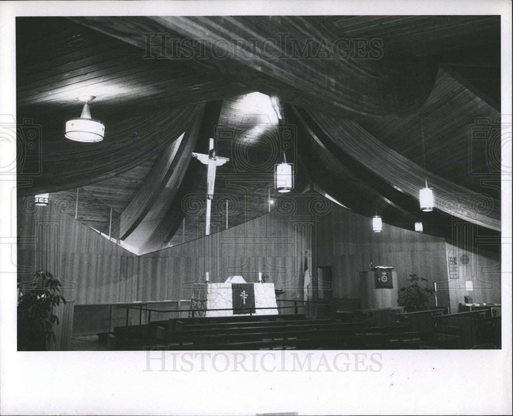 1970 Press Photo Gloria Dei Lutheran Church - Historic Images