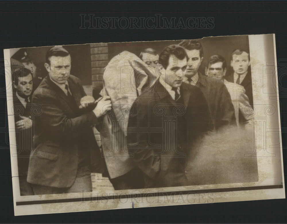1968 Press Photo Raymond Leslie Morris Arrested Murder - Historic Images