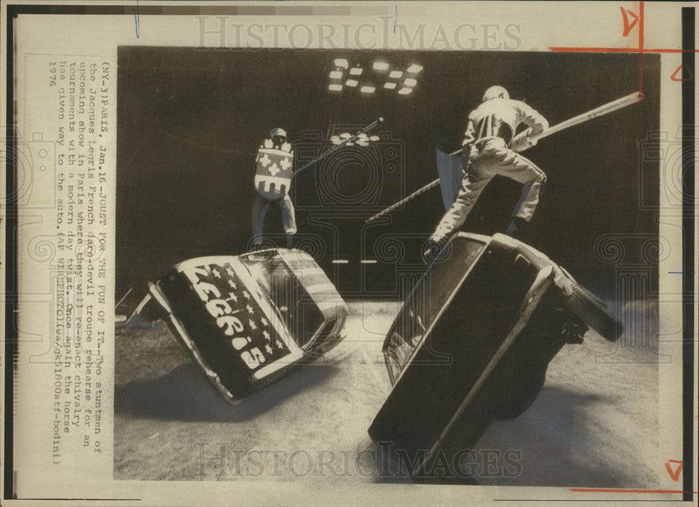 1976 Press Photo Jacques Legris  - Historic Images