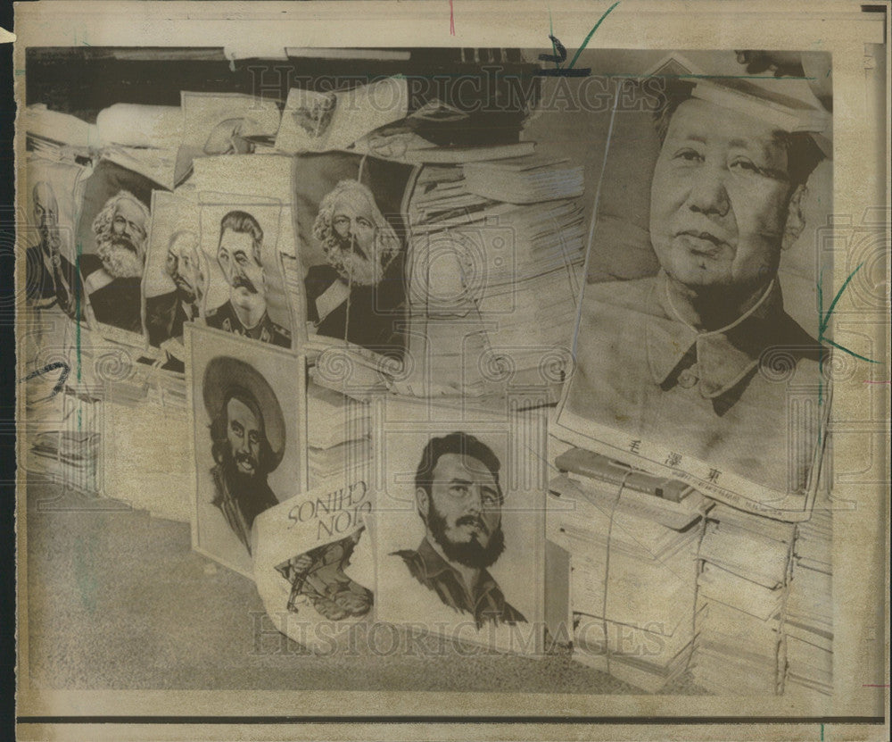 1967 Press Photo Communist Chinese Propaganda Mexico - Historic Images