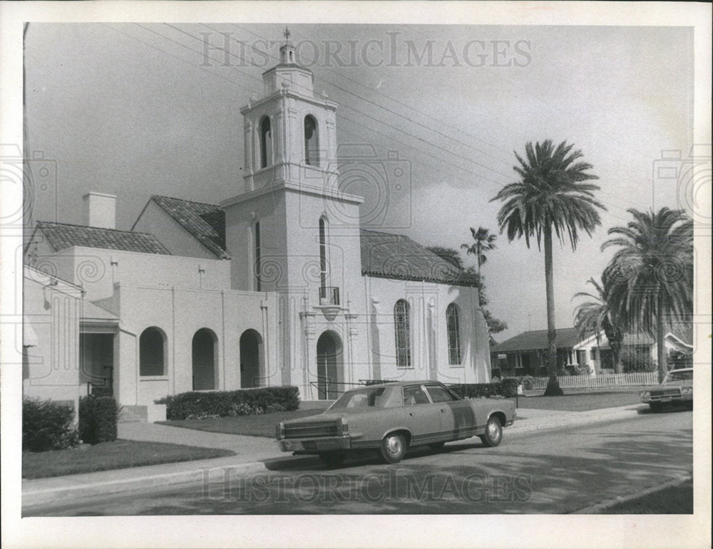 1971 Press Photo First Presbyterian Church Of Dunedin - Historic Images