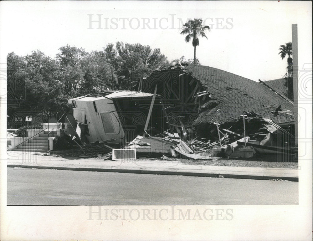 1972 Press Photo Church Is Razed After 35 Years - Historic Images