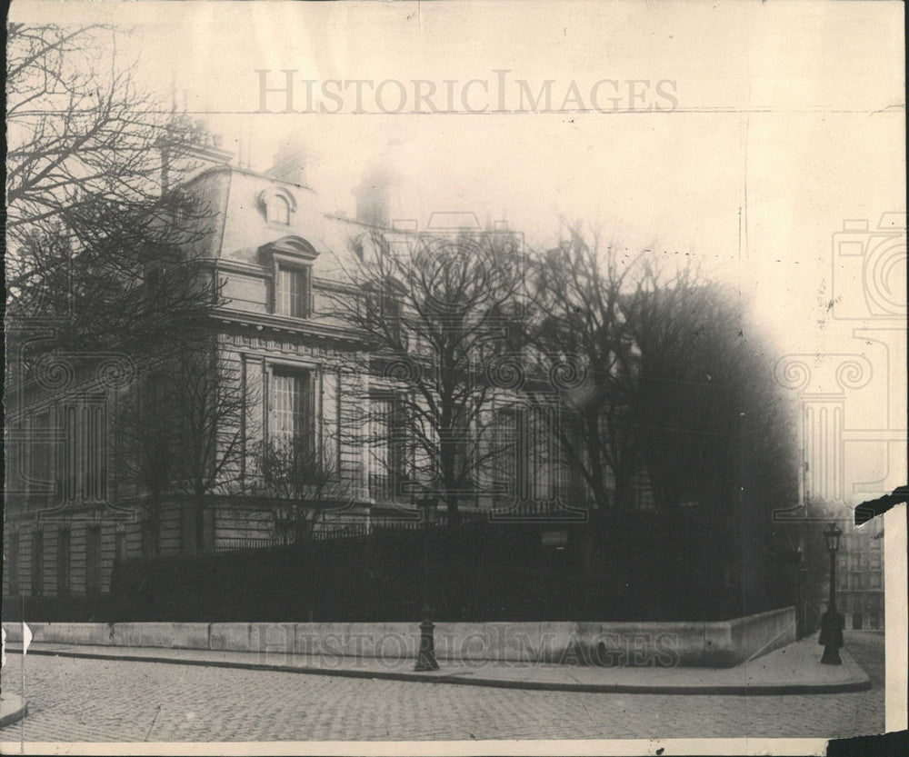 1919 Press Photo Bischoffsheim Hotel - Historic Images