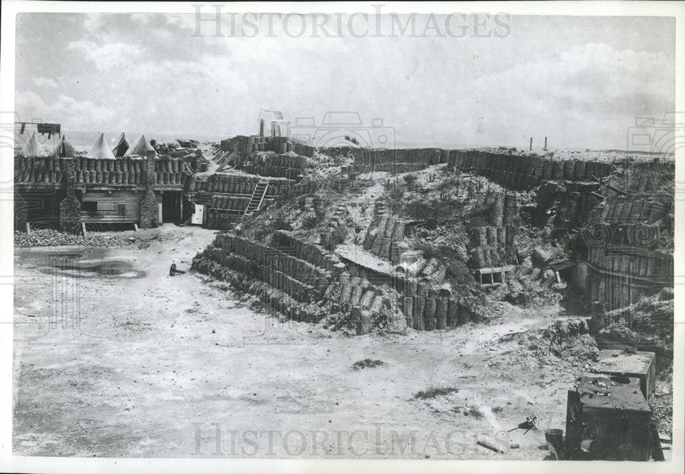 1961 Press Photo Fort Sumter Damage  - Historic Images
