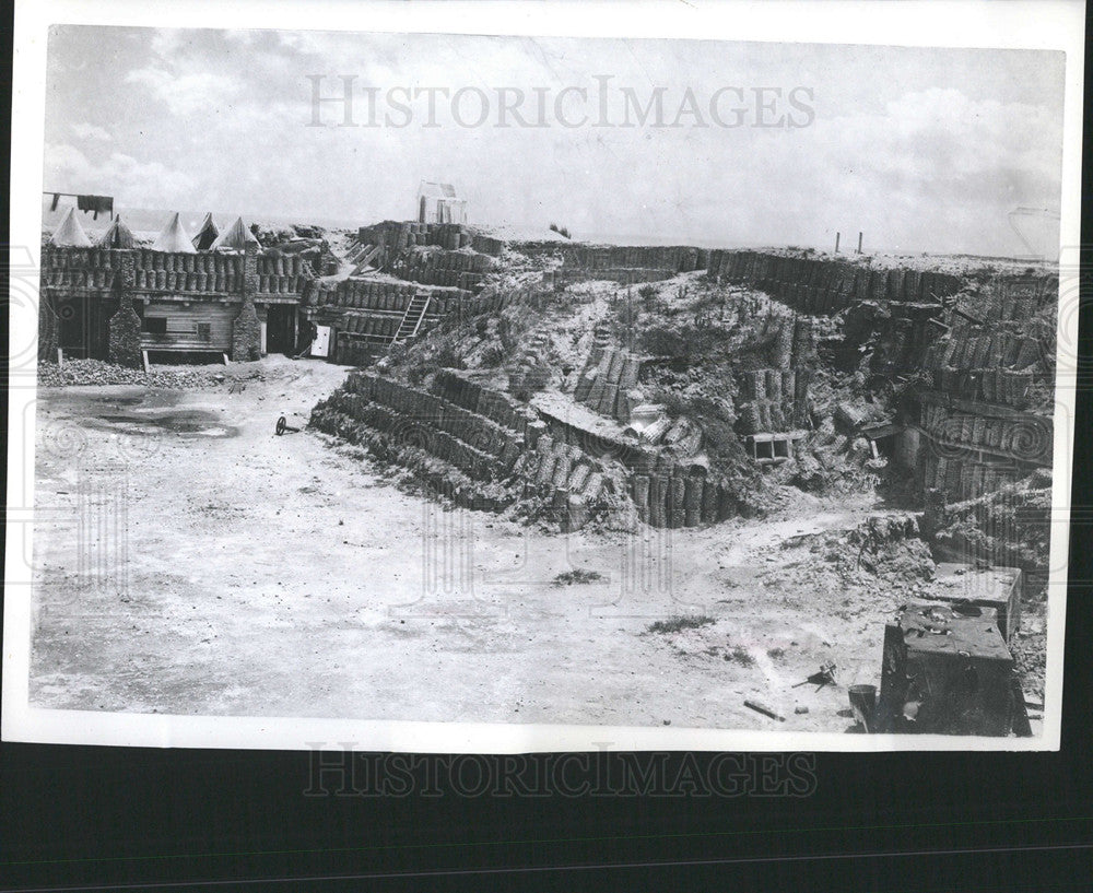 1961 Press Photo Fort Sumter Bombed Out - Historic Images