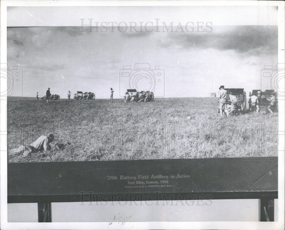 1962 Press Photo Fort Sill Oklahom Artillery Unit - Historic Images