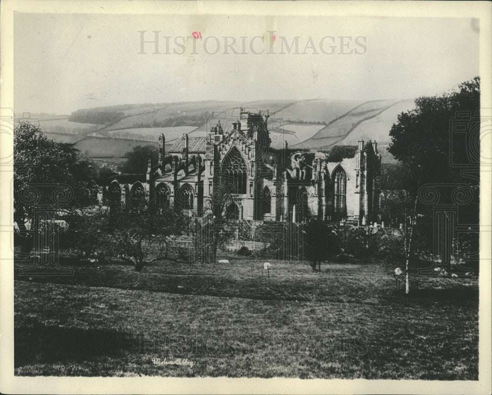 1929 Ruins of Melrose Abbey-Historic Images