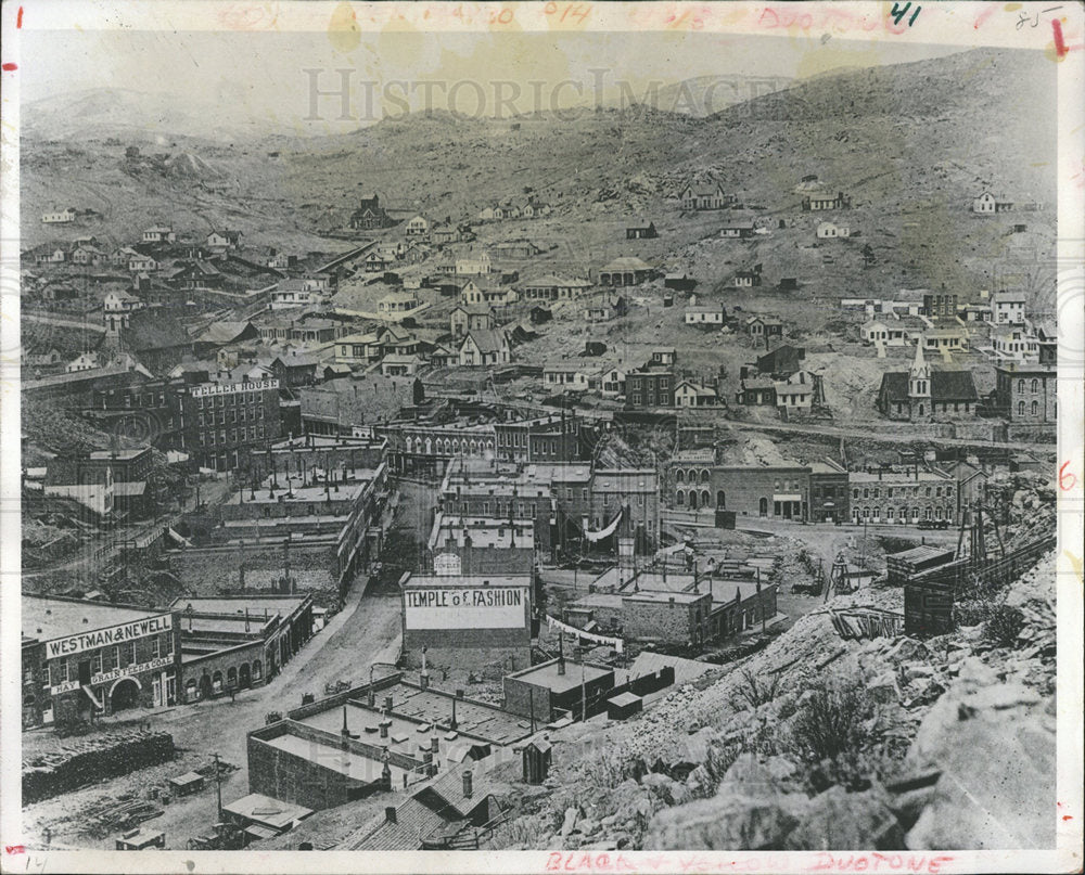 1991 Press Photo 1880 Central City,Colorado - Historic Images