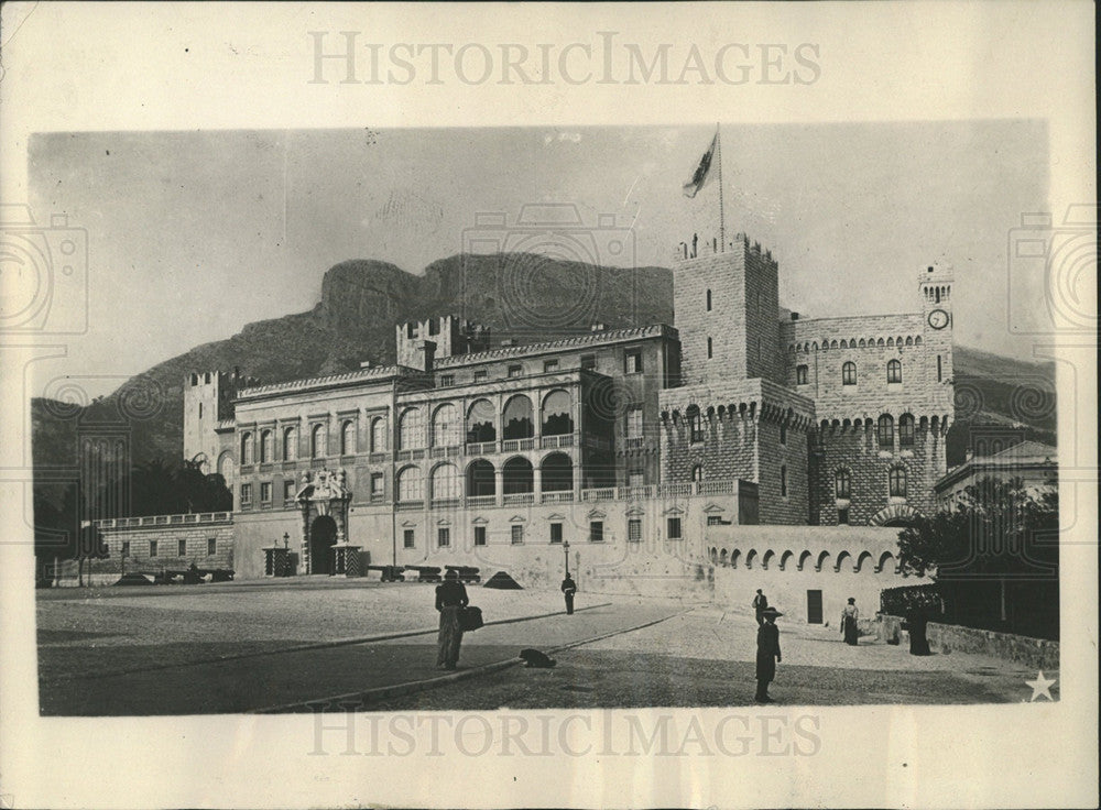 Press Photo Main Palace Of Duke Of Monaco - Historic Images