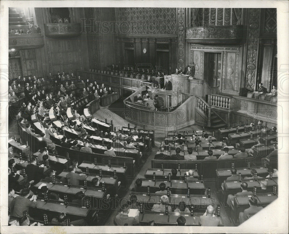 1948 Japan Parliament Session - Historic Images