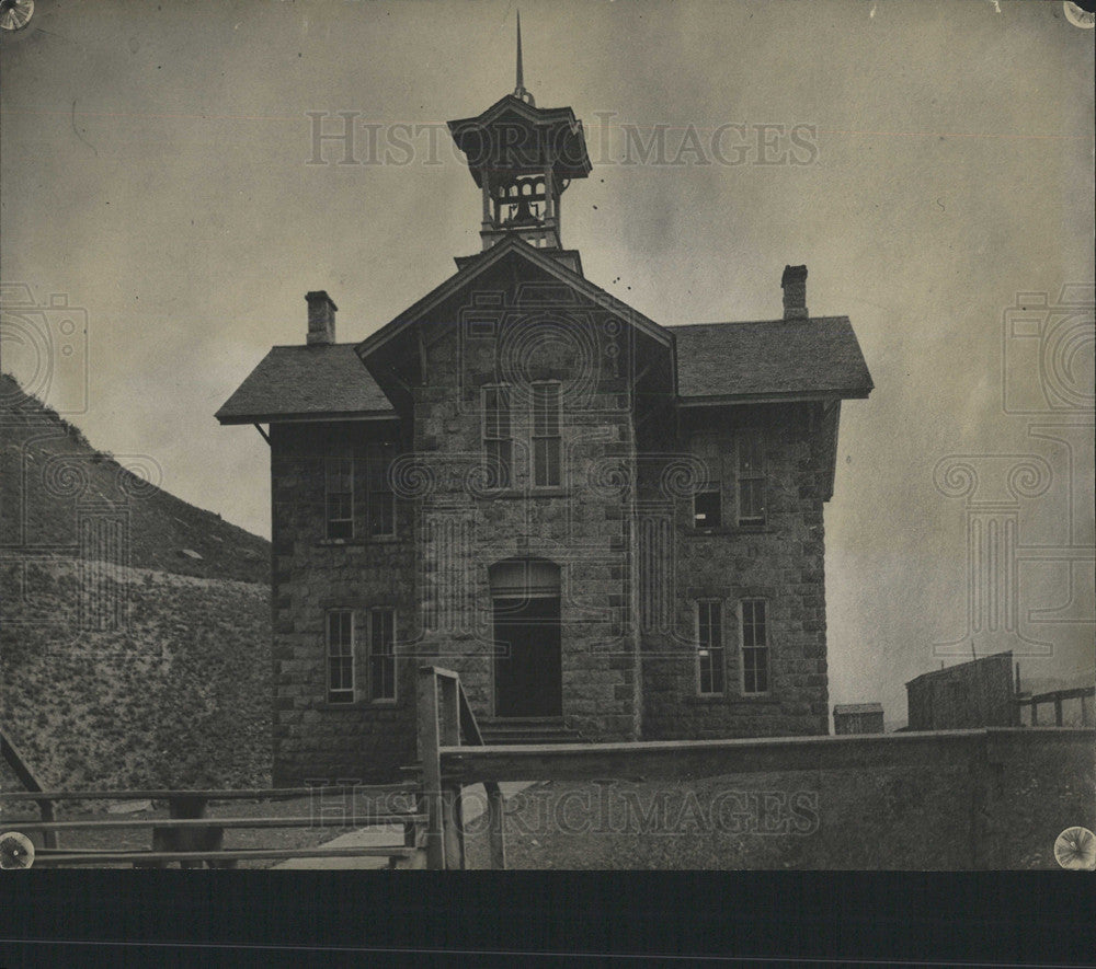 1991 Press Photo Stone School house Morrisou Colorado - Historic Images