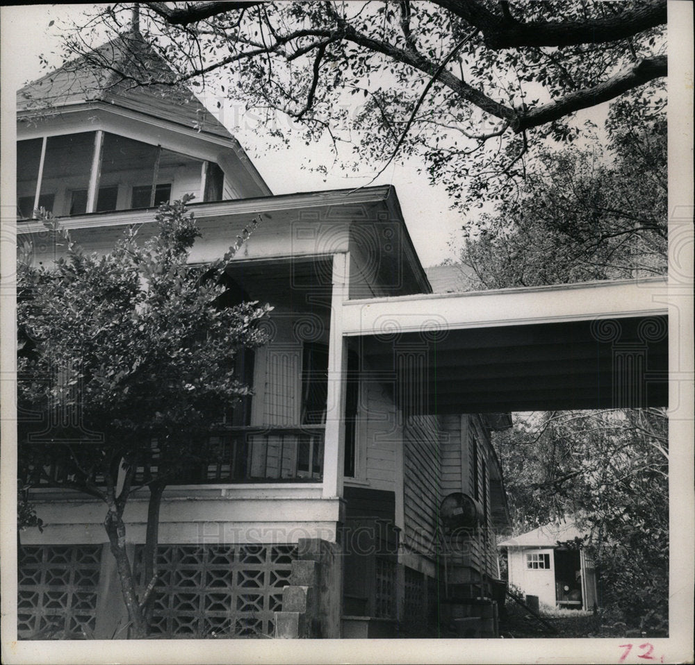 1972 Press Photo Haunted House Infamous Seminole - Historic Images