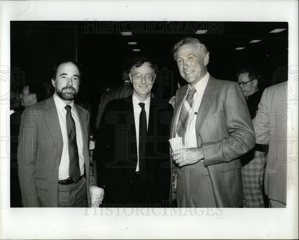 1985 Press Photo William Kandler Politician Larry Tokar - Historic Images