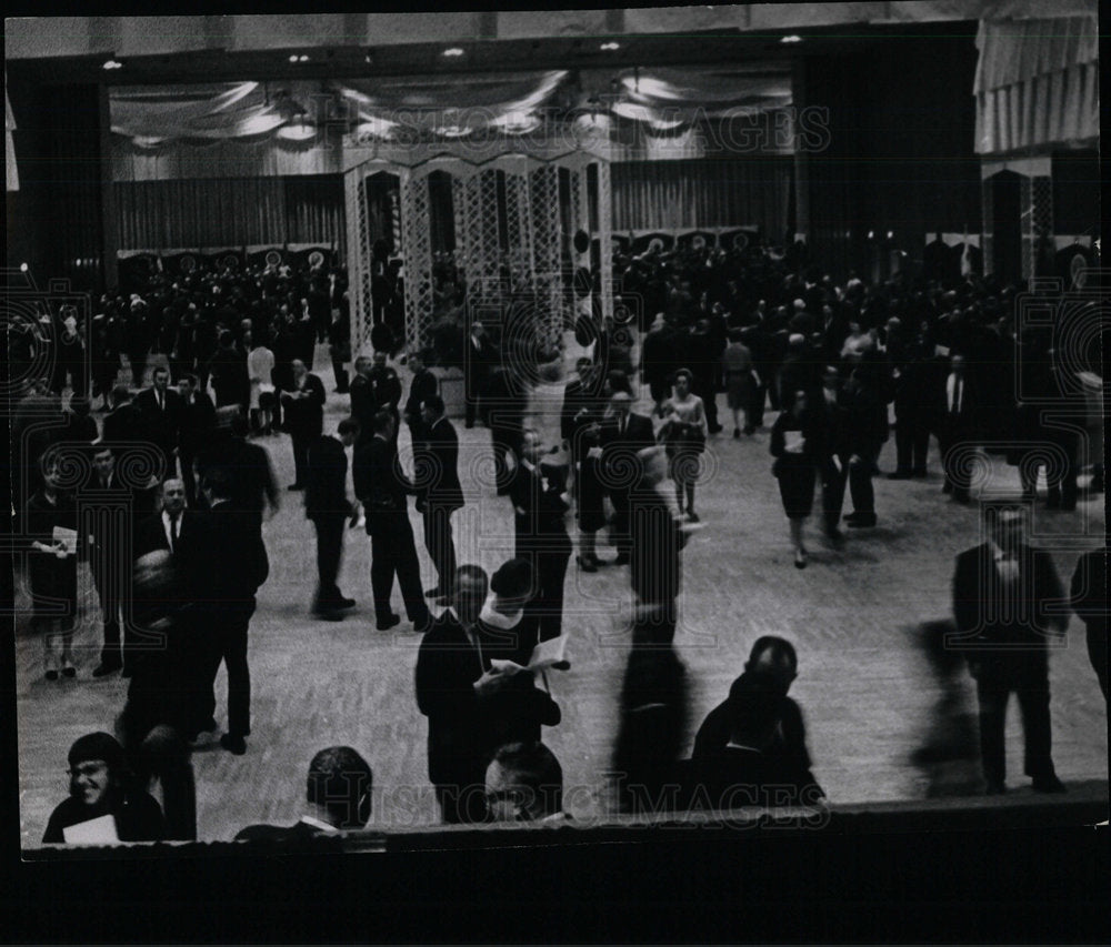 1965 Press Photo scene President Johnson inauguration - Historic Images