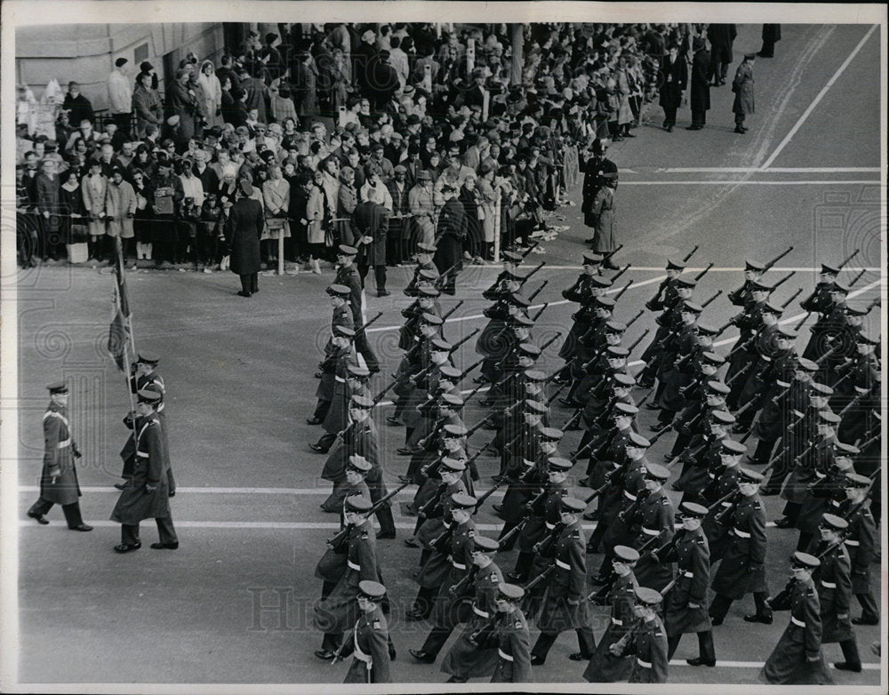1965 Press Photo cadets Air Force inaugural parade - Historic Images