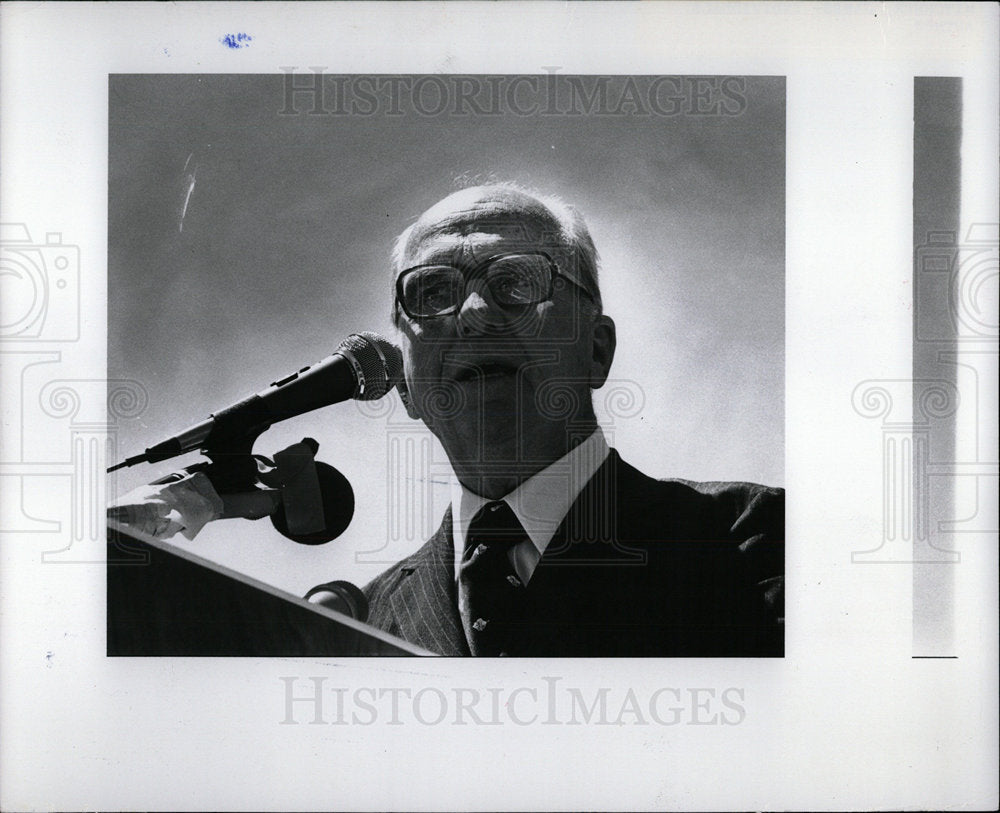 1979 Press Photo James Michener American Author More Ti - Historic Images