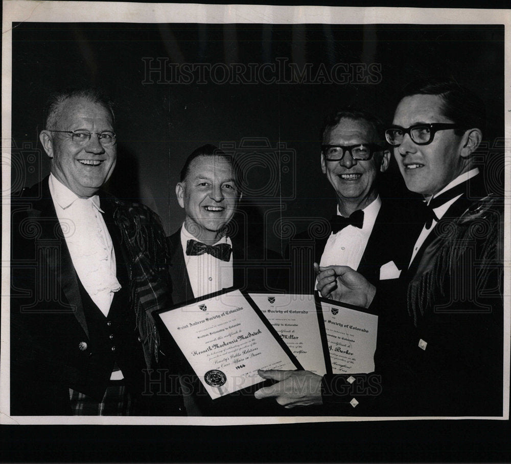 1966 Press Photo Andrew Society Colorado Celebrate Thir - Historic Images
