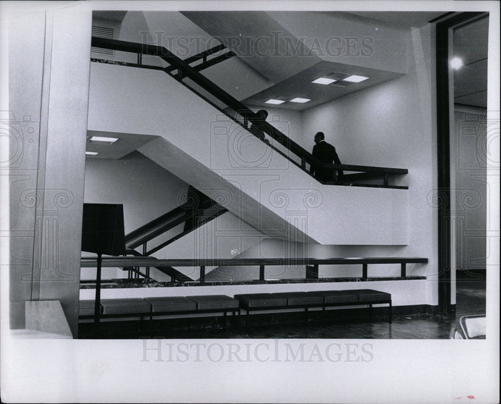 1966 Press Photo Detroit Institute Arts south wing - Historic Images