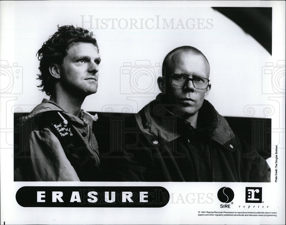 1993 Press Photo Erasure English Synthpop Band Duo - Historic Images