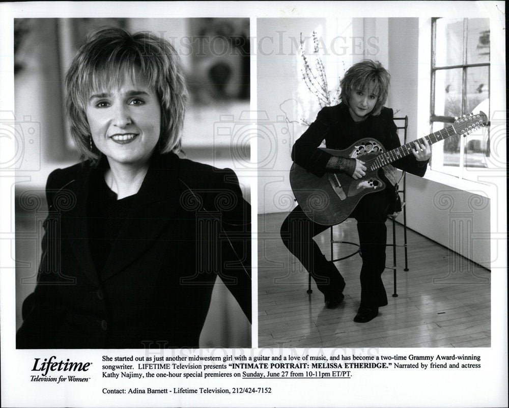 2001 Press Photo Intimate Portrait: Melissa Etheridge - Historic Images