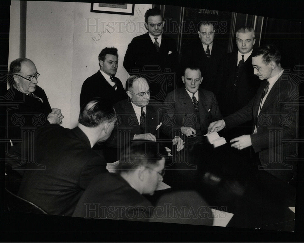 1935 Press Photo Judge John A. Boyne Election Comm. - Historic Images
