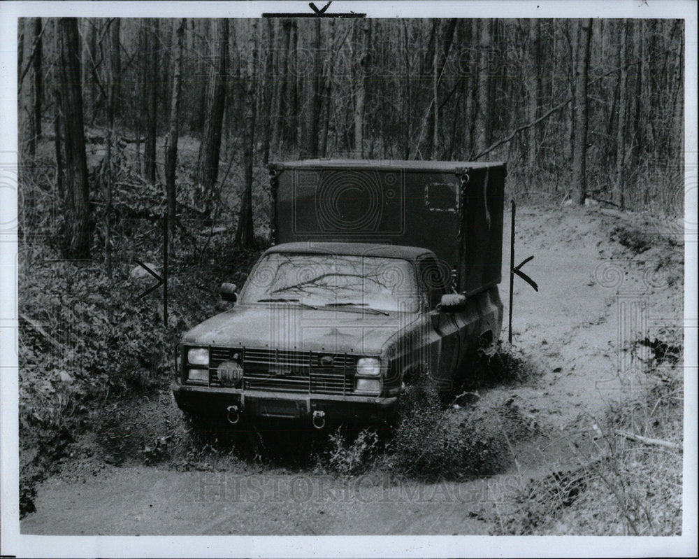 1986 Press Photo General Motors pick-up truck - Historic Images