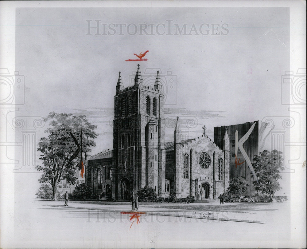 1954 Press Photo Mariner&#39;s Church New Brenton - RRY51807 - Historic Images