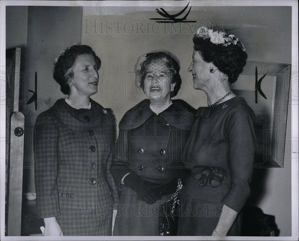1960 Press Photo Detroit&#39;s Women&#39;s Ad Club,Civic Award  - Historic Images