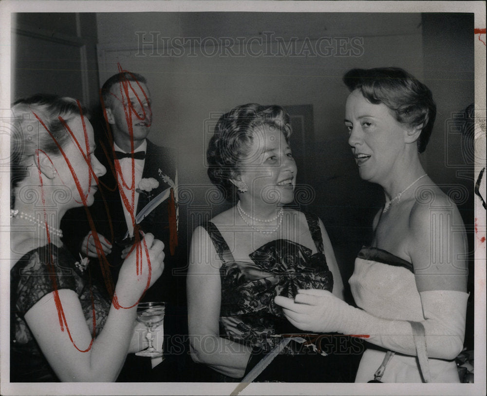 1959 Press Photo Mrs. Edsel B. Ford Detroit Institute - Historic Images