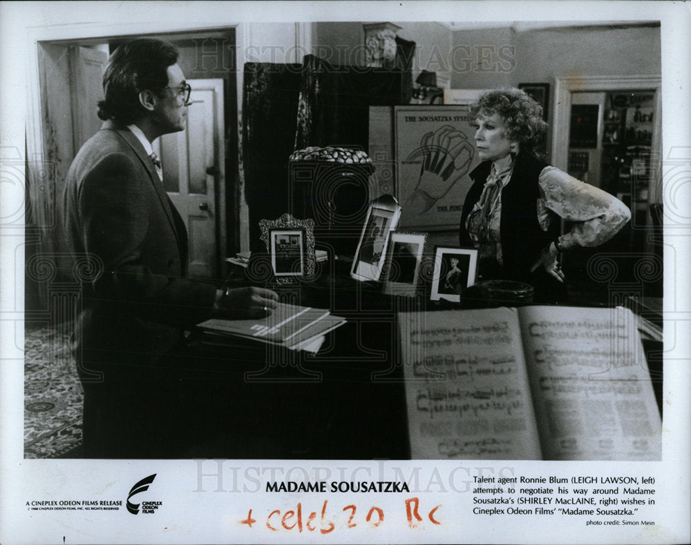 1988 Press Photo Madame Sousatzka British Drama Film - Historic Images