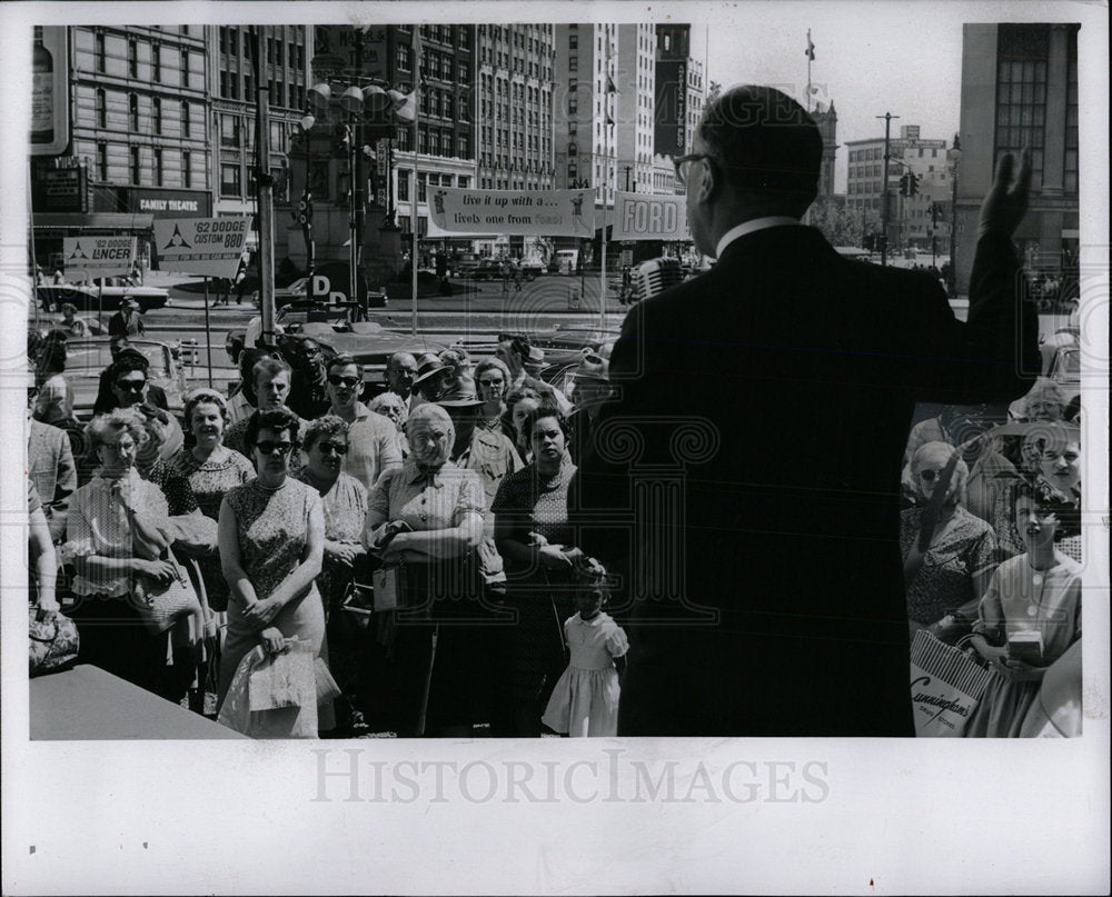 1962 Press Photo J.L.Hudson Old City Hall Mall - Historic Images