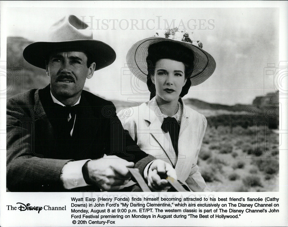 1994 Press Photo Darling Clementine Film Actors Fonda  - Historic Images