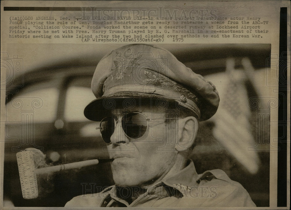 1975 Press Photo Henry Fonda - Historic Images