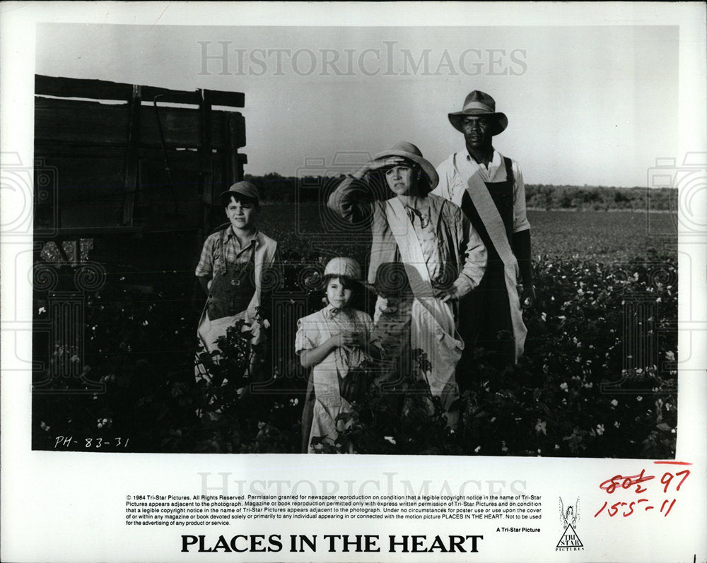 1984 Press Photo Places In The Heart Sally Field - Historic Images