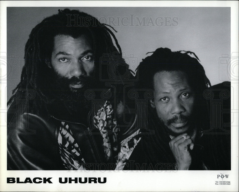 1995 Press Photo Jamaican Reggae Group Black Uhuru - Historic Images