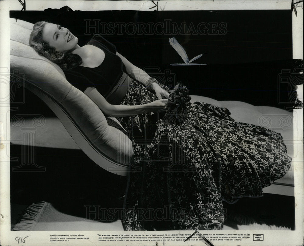 Press Photo Actress Geraldine Fitzgerald - Historic Images