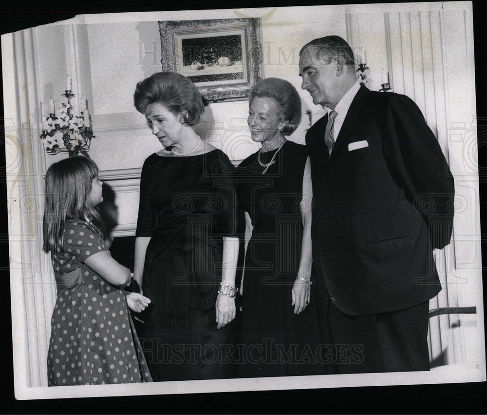 1965 Press Photo Mr. and Mrs Wilbert Mack Rise Stevens - Historic Images
