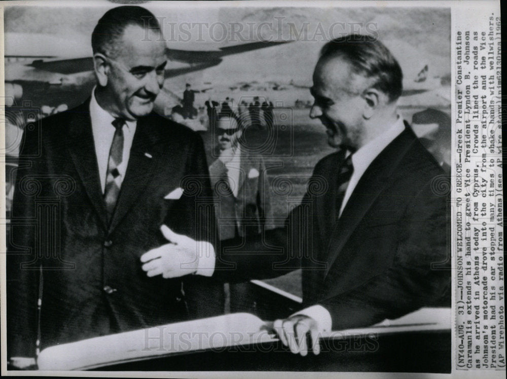 1962 Press Photo Lyndon Baines Johnson President - Historic Images