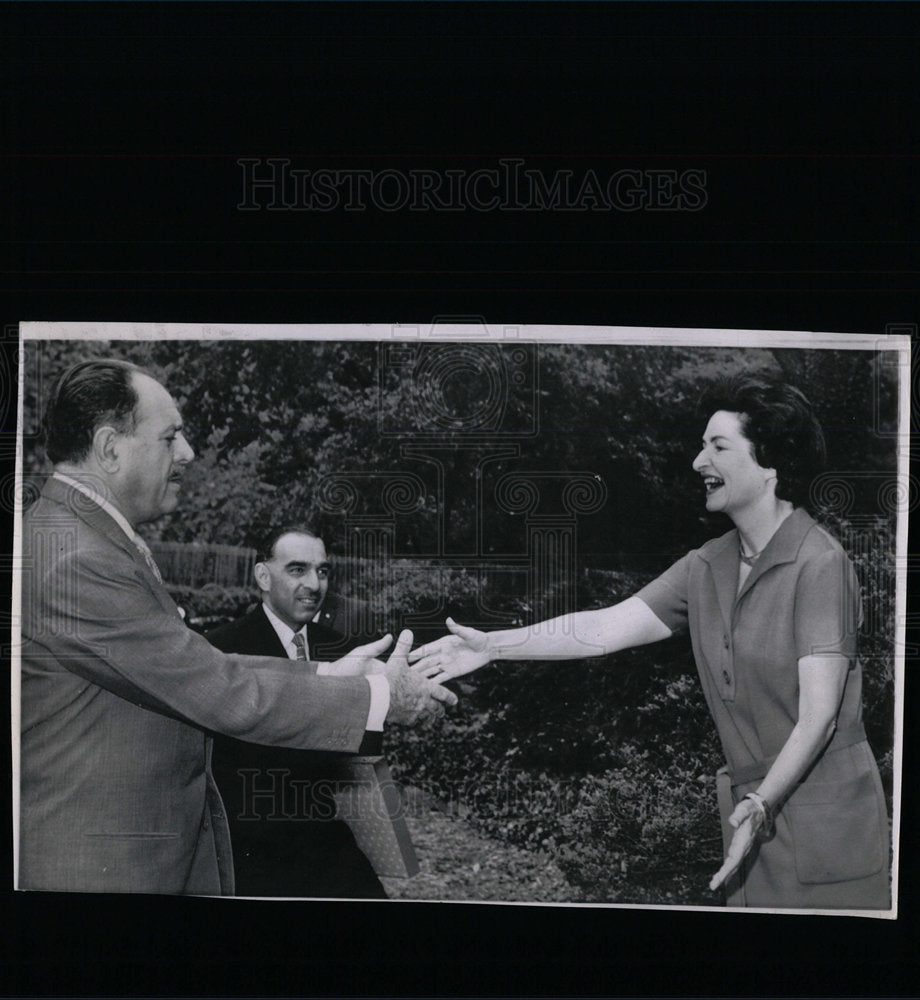 1962 Press Photo Mrs. Johnson Lyndon - Historic Images